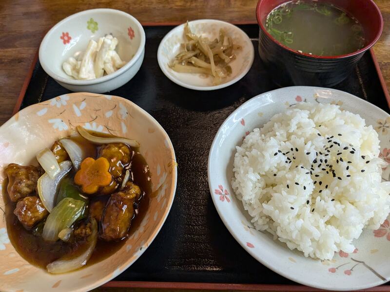 酢豚定食